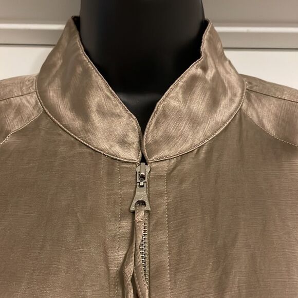 Silk Bomber Jacket - Picture 2 of 7